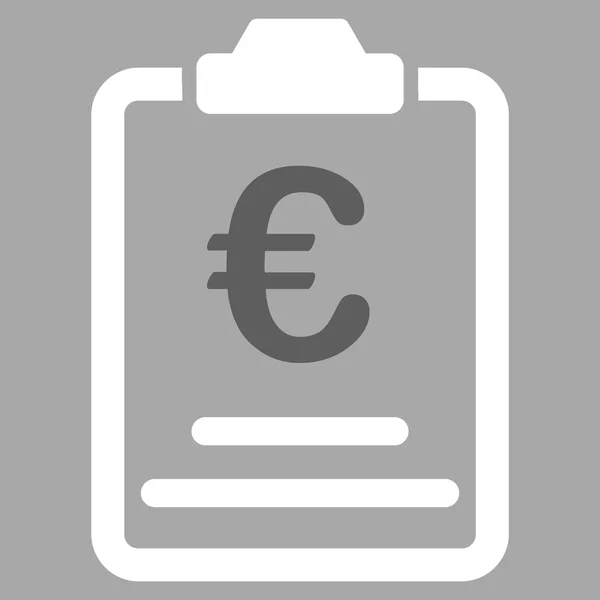 Euro fiyatları simgesi — Stok fotoğraf