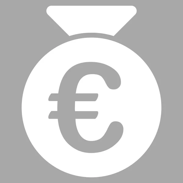 Euro geld tas pictogram — Stockfoto