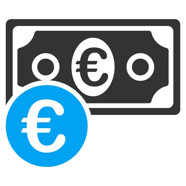 Euro nakit para simgesi — Stok fotoğraf