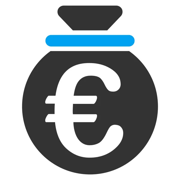 Icona Fondo Euro — Foto Stock