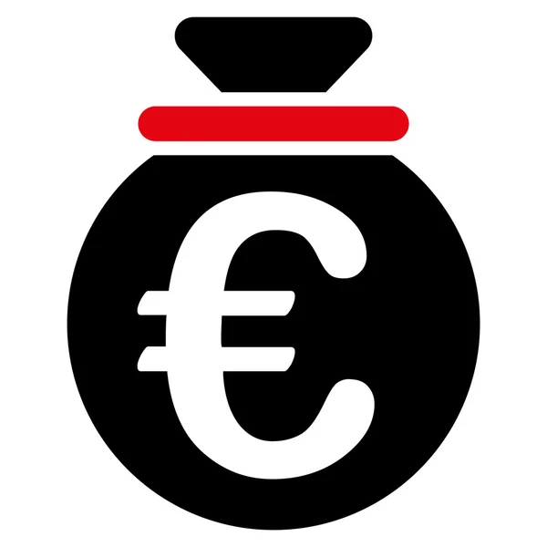 Icono del Fondo Euro — Foto de Stock