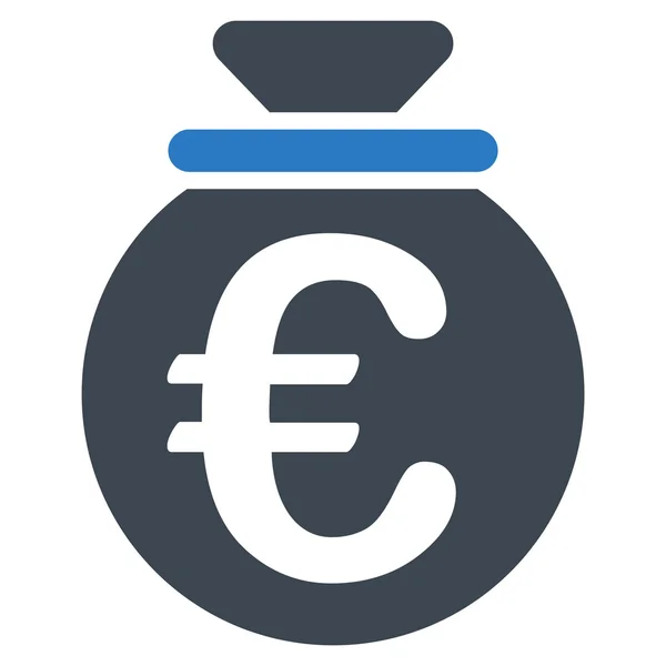 Icona Fondo Euro — Foto Stock