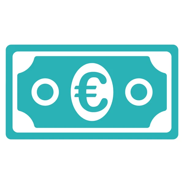 Euro-bankjegy ikon — Stock Fotó