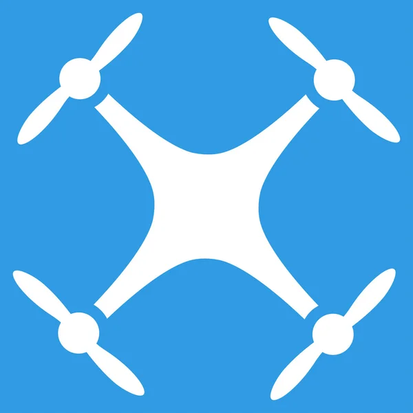 Airdrone Flat pictogram — Stockfoto