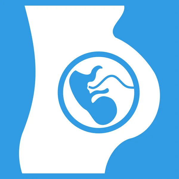Embarazo Icono plano —  Fotos de Stock