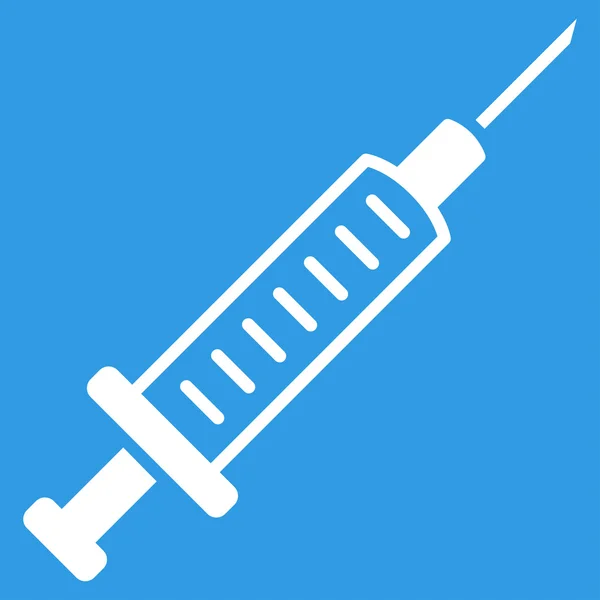 Syringe Flat Icon — Stock Photo, Image