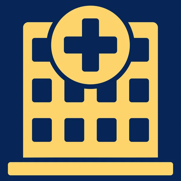 Clinic Flat Icon — Stock Photo, Image