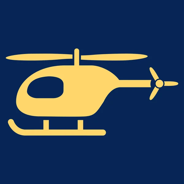 Helicopter Flat Icon — Stock Photo, Image