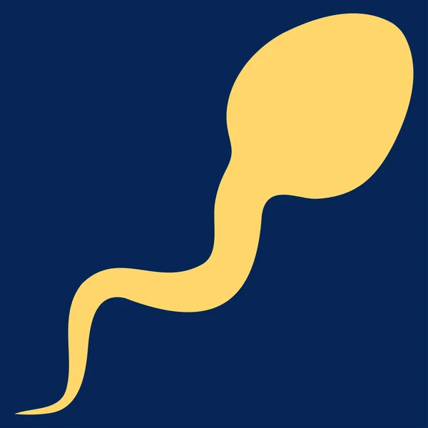 Icono plano del espermatozoide — Foto de Stock