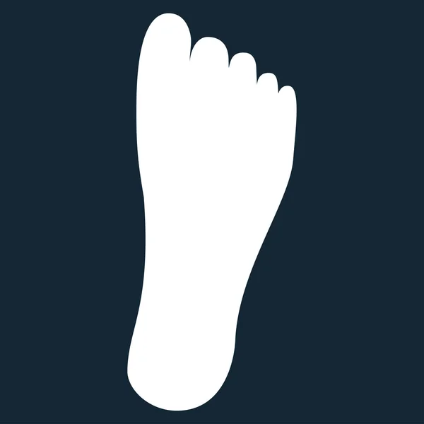 Foot Flat Icon — Stock Photo, Image