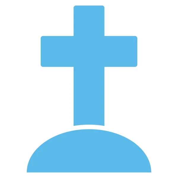 Grave Flat Icon — Stock Photo, Image