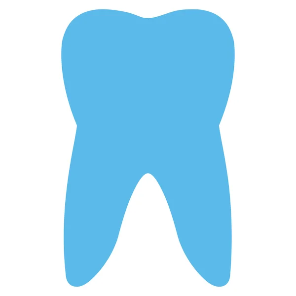 Икона плоского зуба — стоковое фото