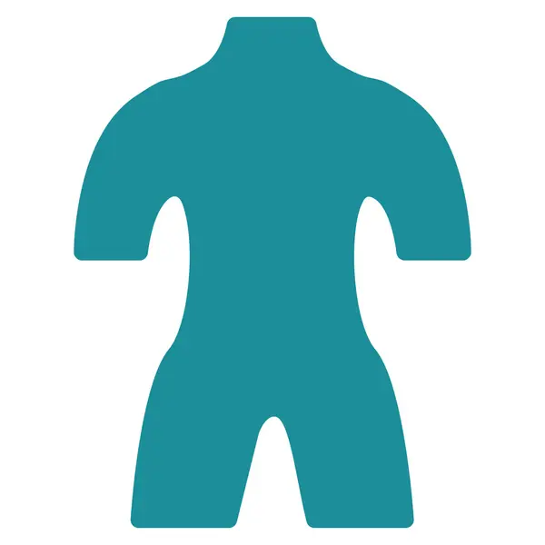 Körper flach Symbol — Stockfoto