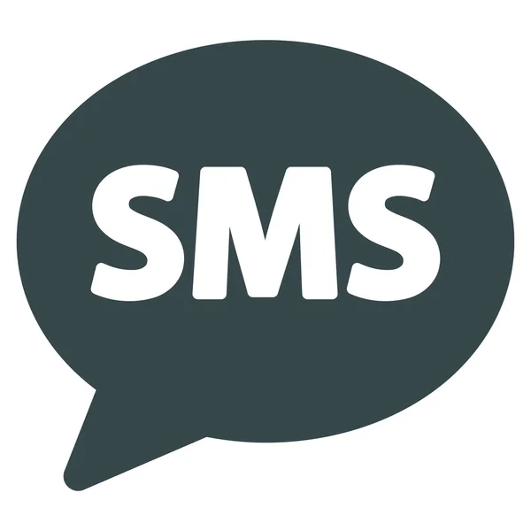 SMS lapos ikon — Stock Fotó