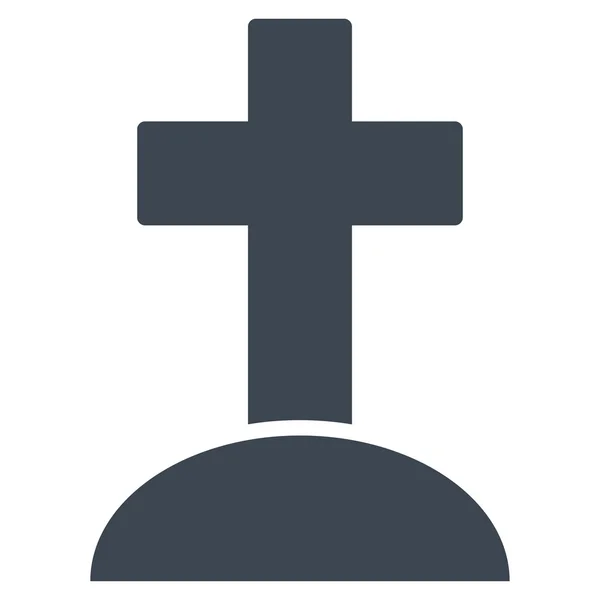 Grave Flat Icon — Stock Photo, Image