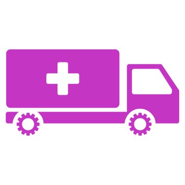 Hizmet araba simgesi