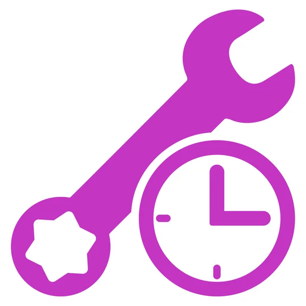 Icône de temps de service — Image vectorielle