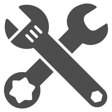 Düz İngiliz anahtarı simgesini