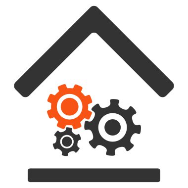 Atölye düz simgesi