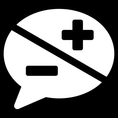 Bağımsız değişkenler düz simgesi