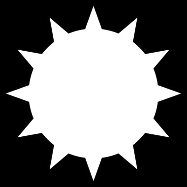 Bakteri düz simgesi