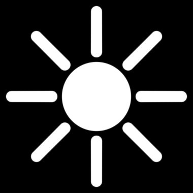 Parlaklık düz simgesi