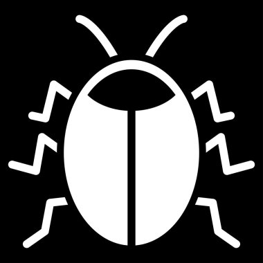 Böcek düz simgesini