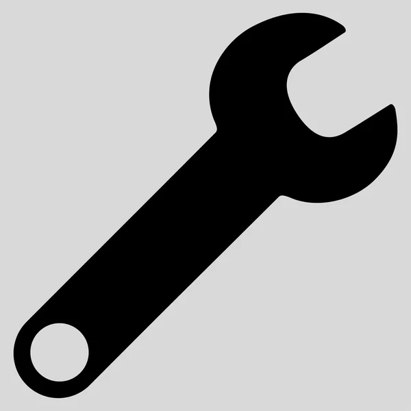 Wrench Flat Icon — Stock Vector