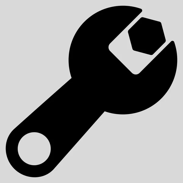 Wrench Flat Icon — Stock Vector