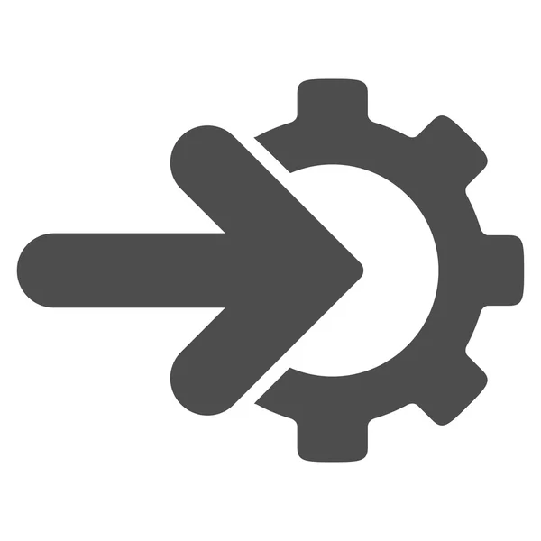 Integration Flat ikonen — Stock vektor