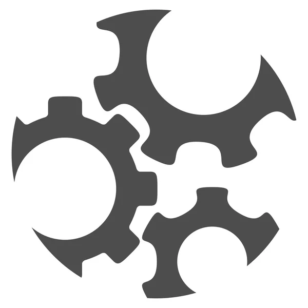 Mekanik Flat ikonen — Stock vektor