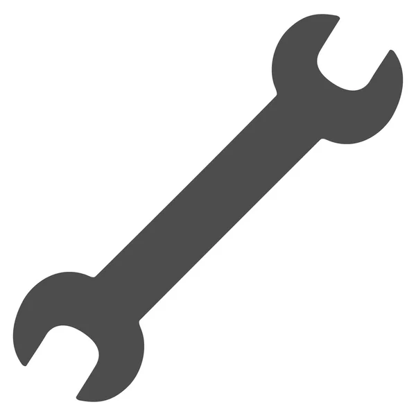 Wrench Flat Icon — Stock Vector