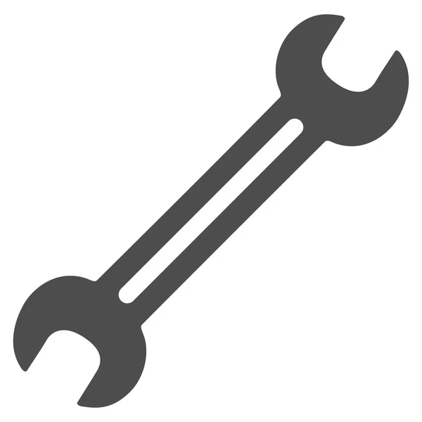 Wrench Flat Icon — Stock Vector