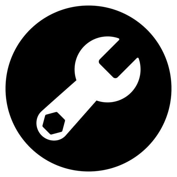 Klíč plochý ikona — Stockový vektor
