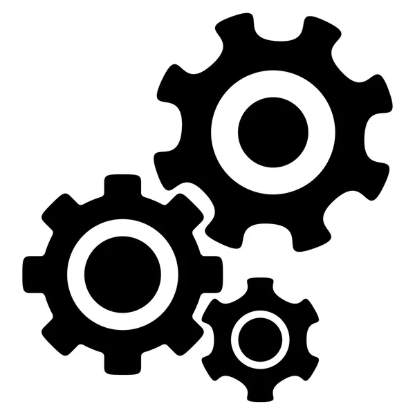 Mechanisme platte pictogram — Stockvector