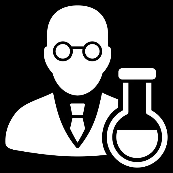 Płaskie ikona chemik — Wektor stockowy
