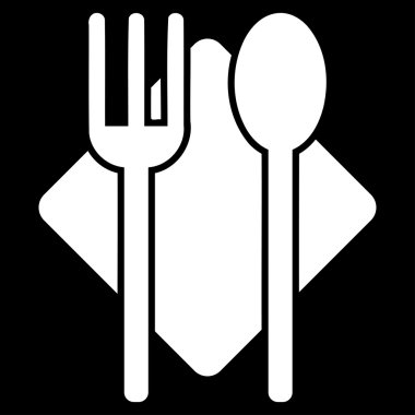 Beslenme düz simgesi