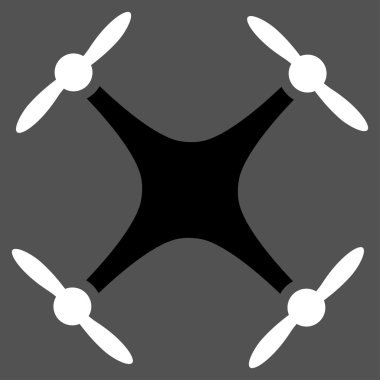 Airdrone düz simgesi