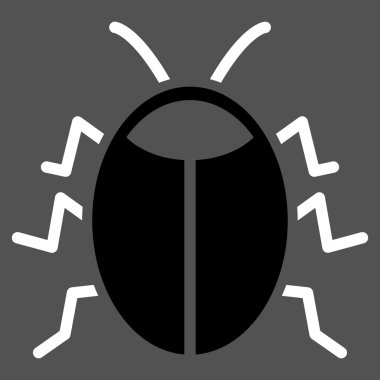 Böcek düz simgesini