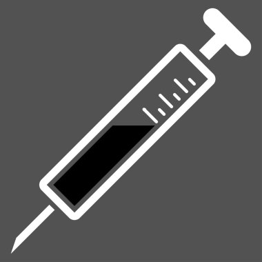 Enjeksiyon düz simgesi