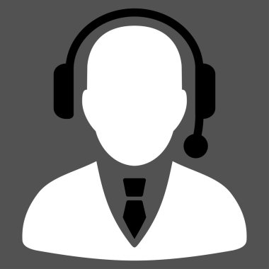 Operatör düz simgesi