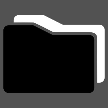 klasörleri düz simgesi