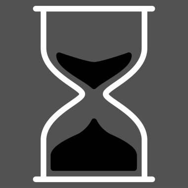 kum saati düz simgesi