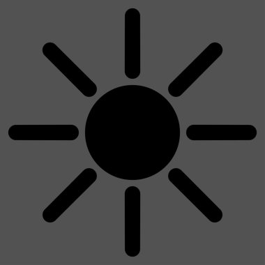 Parlaklık düz simgesi