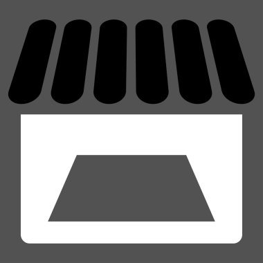 Mağaza düz simgesi