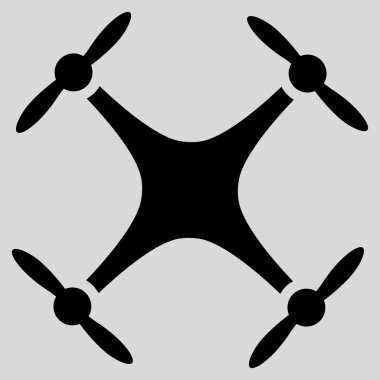 Airdrone düz simgesi