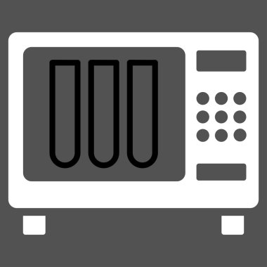 Sterilizatör düz simgesi