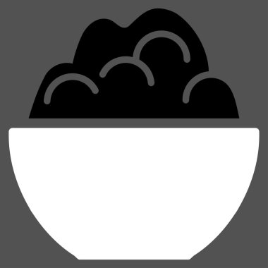 Porriage düz simgesi