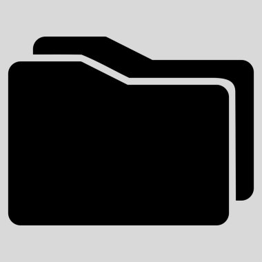 klasörleri düz simgesi