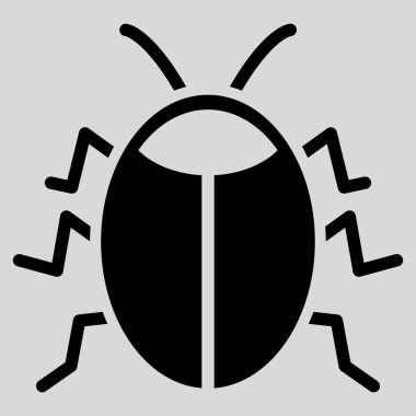 Böcek düz simgesini